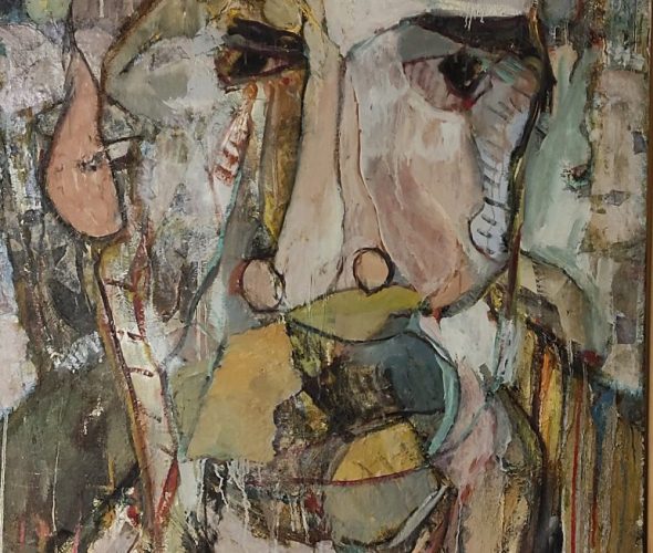 Los señores de la guerra técnica mixta s tela 164x118 cms